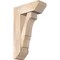 Ekena Millwork Balboa Slat Smooth Bracket w/ Offset Brace, Douglas Fir, 7 1/2"W x 20"D x 32"H BKT0806X20X32BOA06SDF - alternate 1